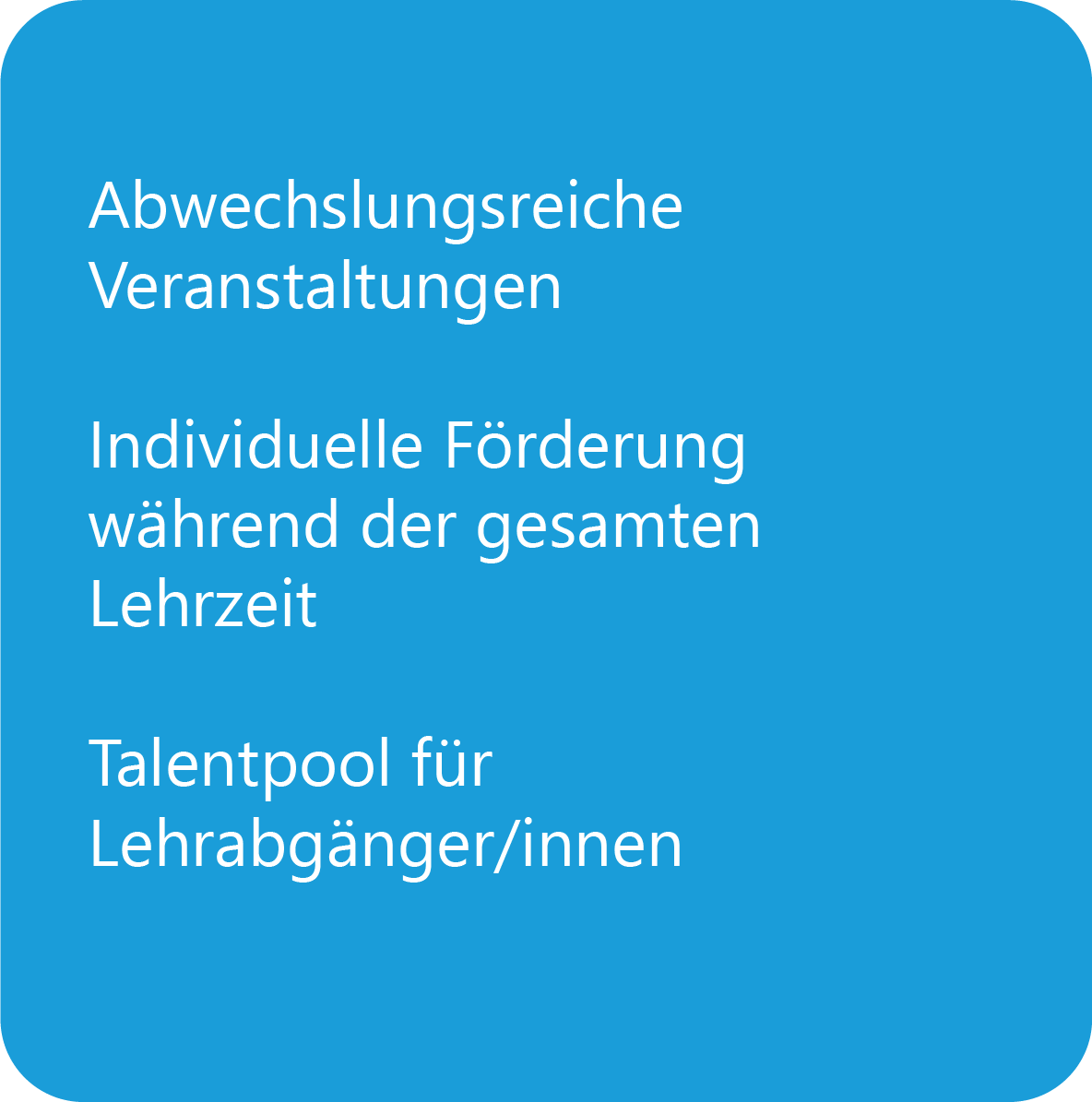 In einer Ausbildung beim Kanton Luzern erwarten dich Abwechslungsreiche Veranstaltungen, individuelle Förderung während der gesamten Lehrzeit und ein Talentpool für Lehrabgänger/innen.